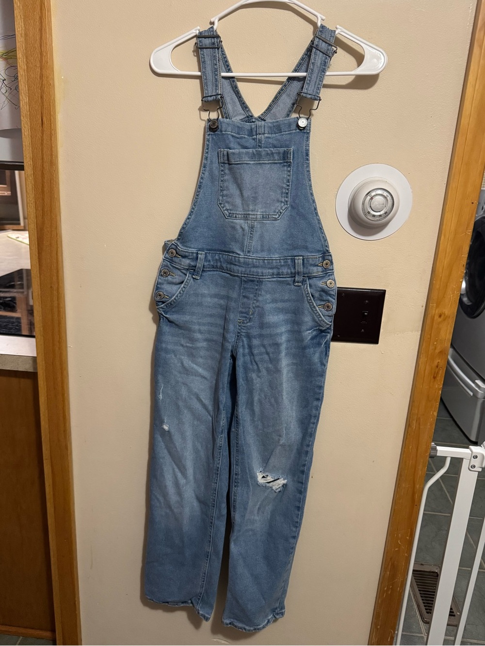 SO Light Blue Relaxed Denim Overalls